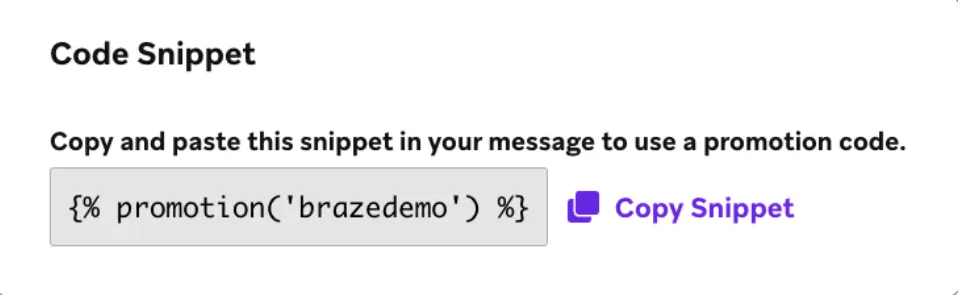 Liquidのコードスニペットとそれをコピーするボタン