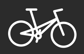 自転車のアイコンだ。