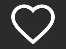 ハートのアイコンだ。