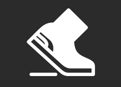 ランニングシューズのアイコンだ。