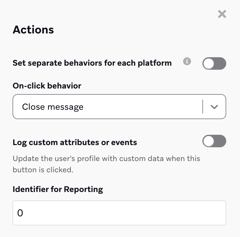 "Reporting&quot の識別子; "0"の値を持つフィールド。
