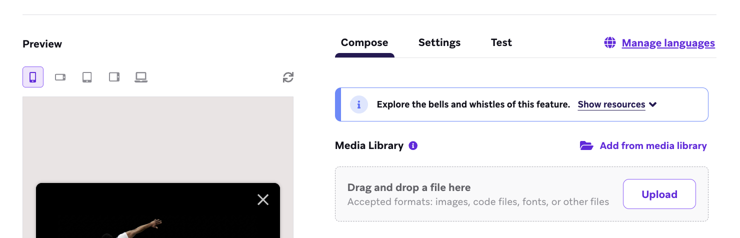 アプリ HTML内通信の多言語設定s。