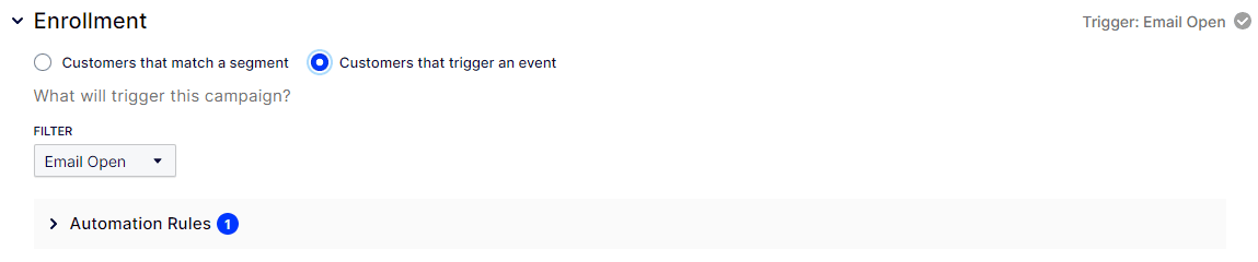 Optimizely トリガーイベント
