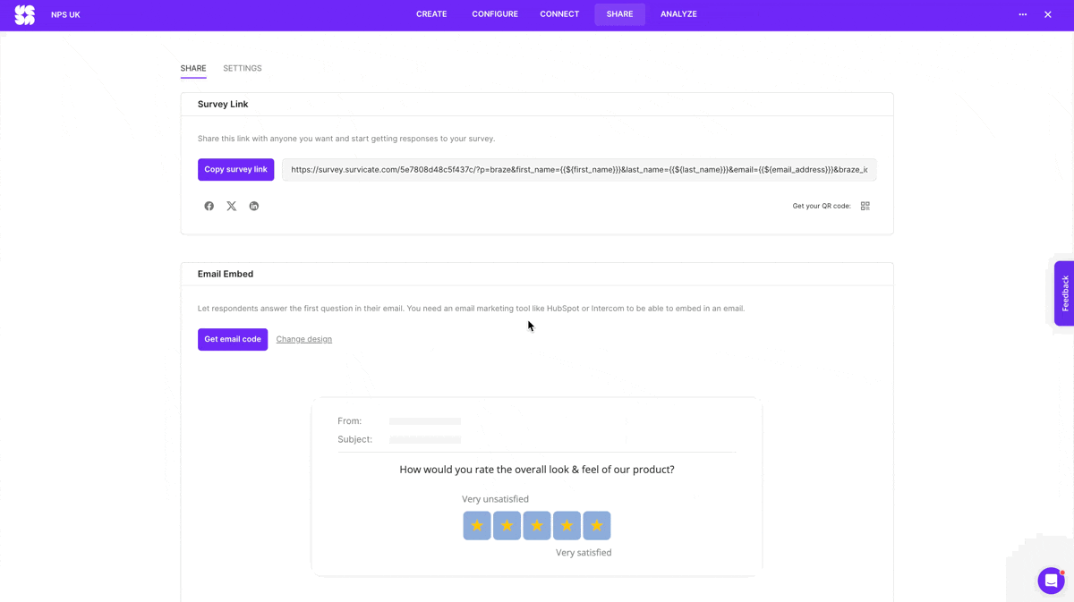 メールコードを取得する
