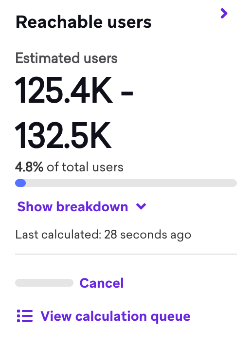 キャンセルを選択できる有効な演算