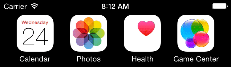 2つのカスタマイズ可能なアクションボタンを表示するためにプルダウンされているプッシュメッセージのGIF。
